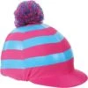 Pom Pom Hat Cover With Stripes -Horse Riding Equipment Store go 324270 a