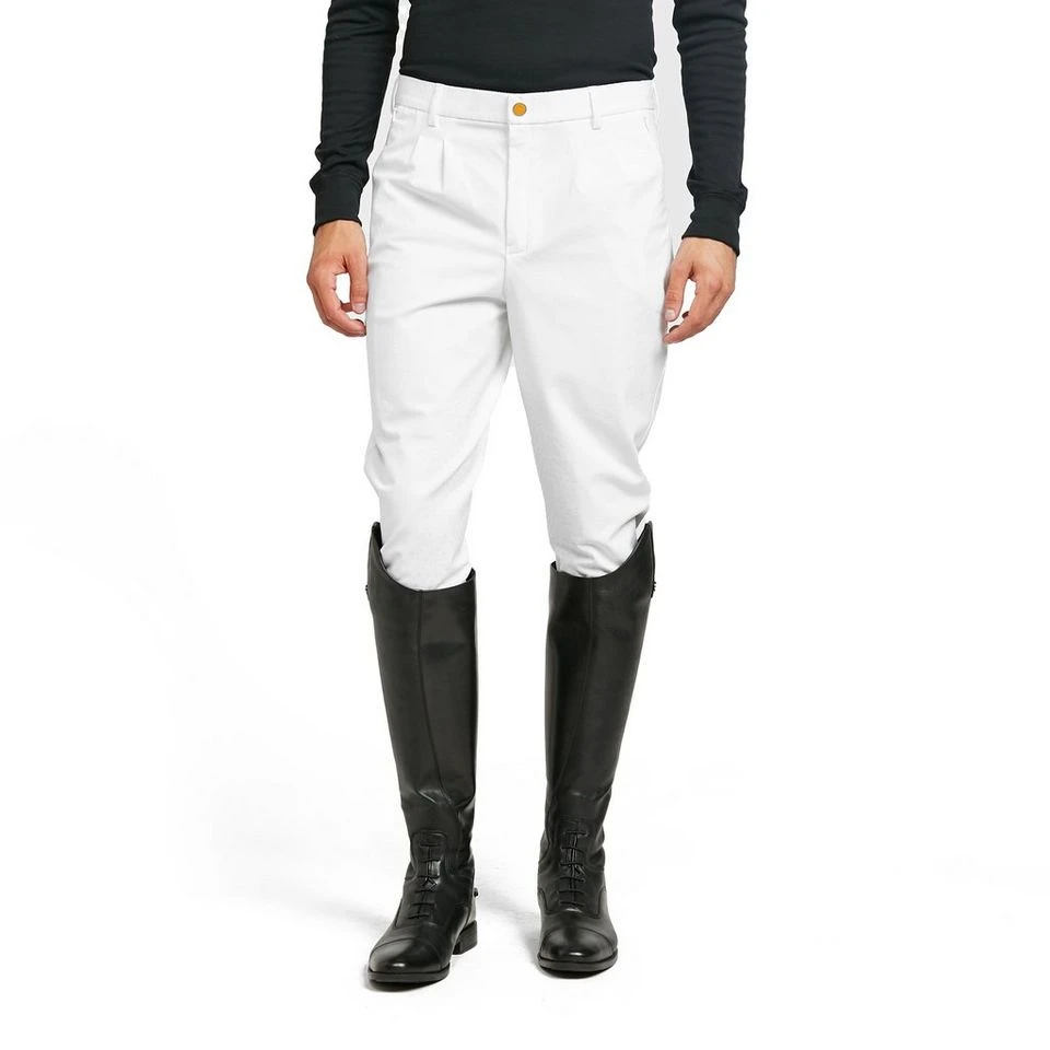 Mens Walton Knee Patch Breeches White 9 Mens Walton Knee Patch Breeches White - Image 7