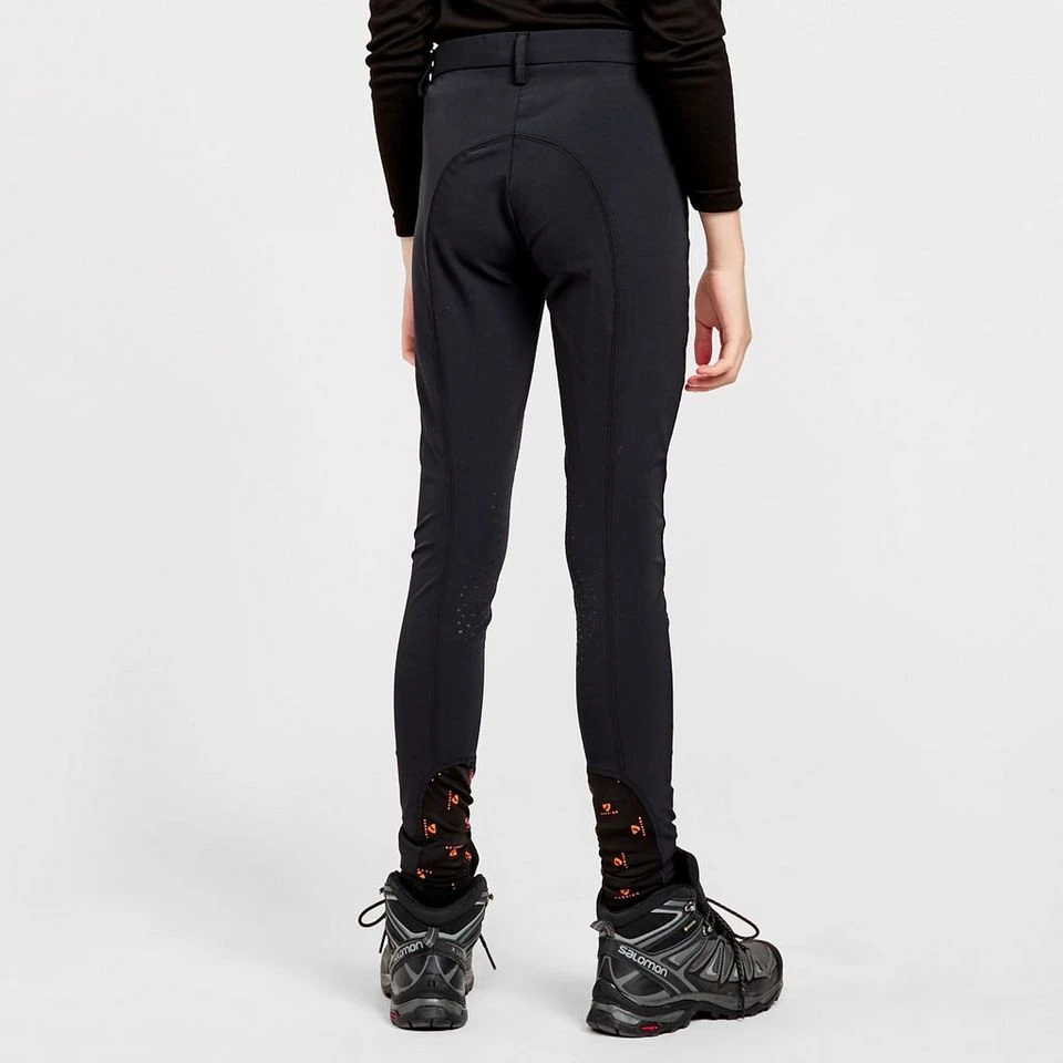 Kids' Thompson Knee Patch Breeches Black 4 Kids' Thompson Knee Patch Breeches Black - Image 2