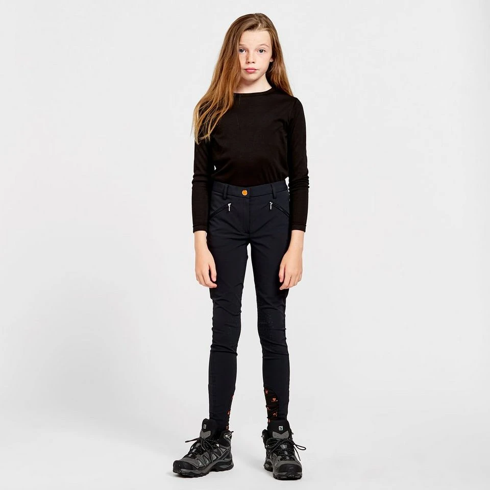 Kids' Thompson Knee Patch Breeches Black 5 Kids' Thompson Knee Patch Breeches Black - Image 3
