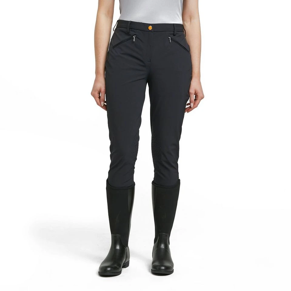 Ladies Thompson Knee Patch Breeches Black 9 Ladies Thompson Knee Patch Breeches Black - Image 7