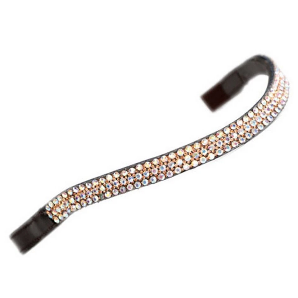 Wide Diamante Browband Havana 4 Wide Diamante Browband Havana - Image 2