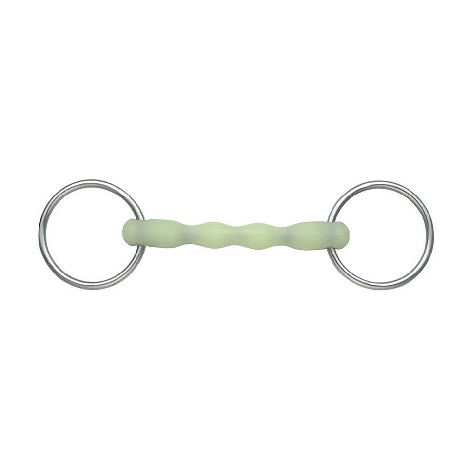 EquiKind Ripple Loose Ring Mullen Mouth Snaffle 4 EquiKind Ripple Loose Ring Mullen Mouth Snaffle - Image 2