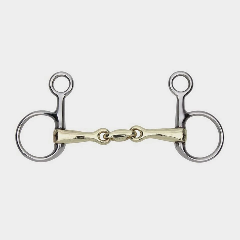 Brass Alloy Full Cheek Snaffle 14mm 3 Brass Alloy Full Cheek Snaffle 14mm