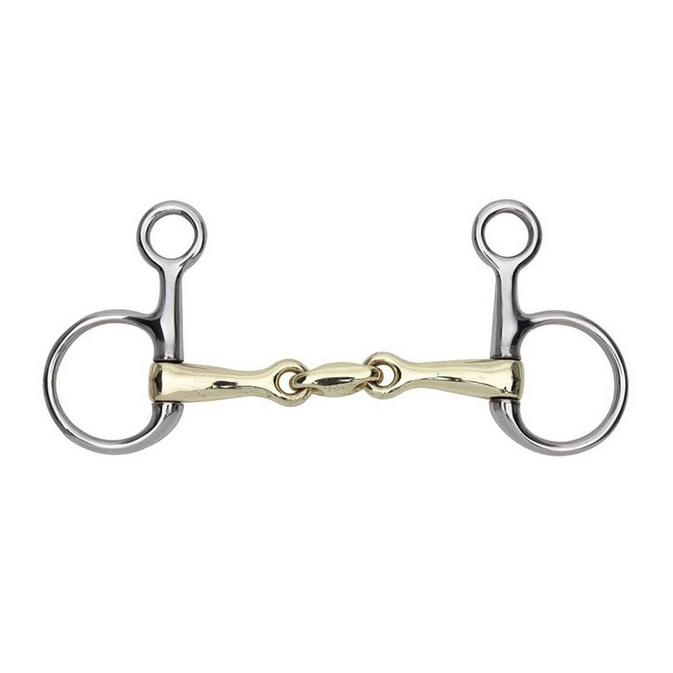 Brass Alloy Full Cheek Snaffle 14mm 4 Brass Alloy Full Cheek Snaffle 14mm - Image 2