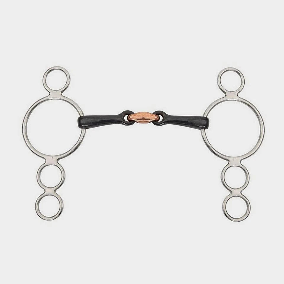 Copper Lozenge Sweet Iron Three Ring Dutch Gag 3 Copper Lozenge Sweet Iron Three Ring Dutch Gag