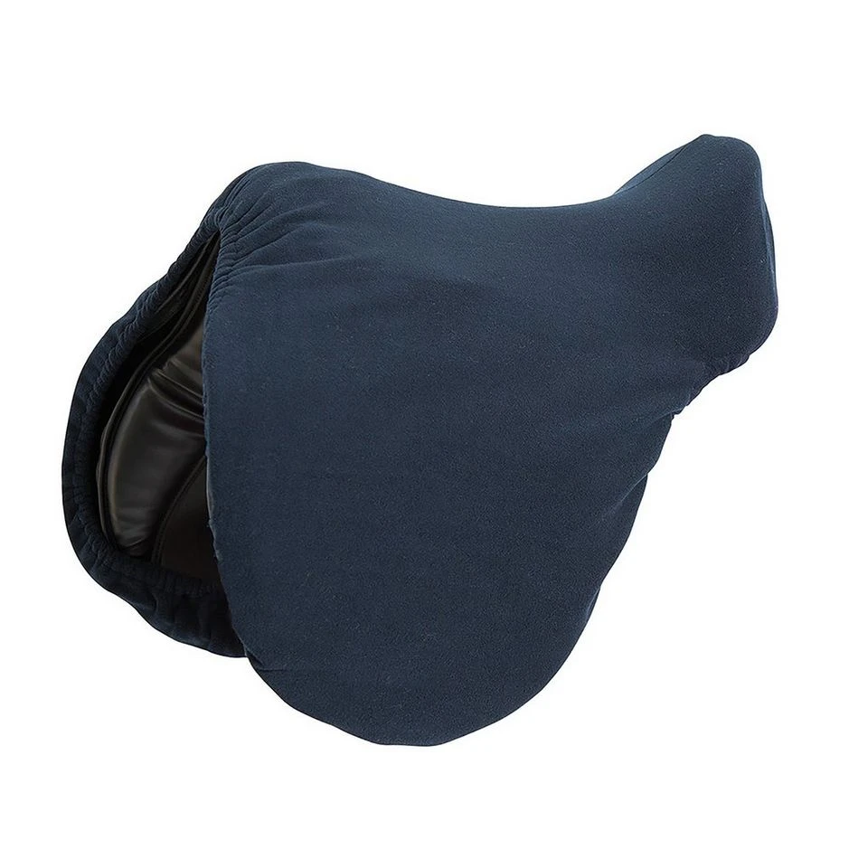 Fleece Saddle Cover Navy 4 Fleece Saddle Cover Navy - Image 2