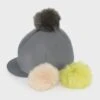 Switch It Pom Pom Hat Cover Charcoal 2 Switch It Pom Pom Hat Cover Charcoal -Horse Riding Equipment Store go 478266 a