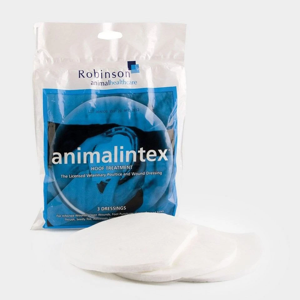 Robinson Animalintex® Hoof Treatment Poultice Dressing 3 Robinson Animalintex® Hoof Treatment Poultice Dressing