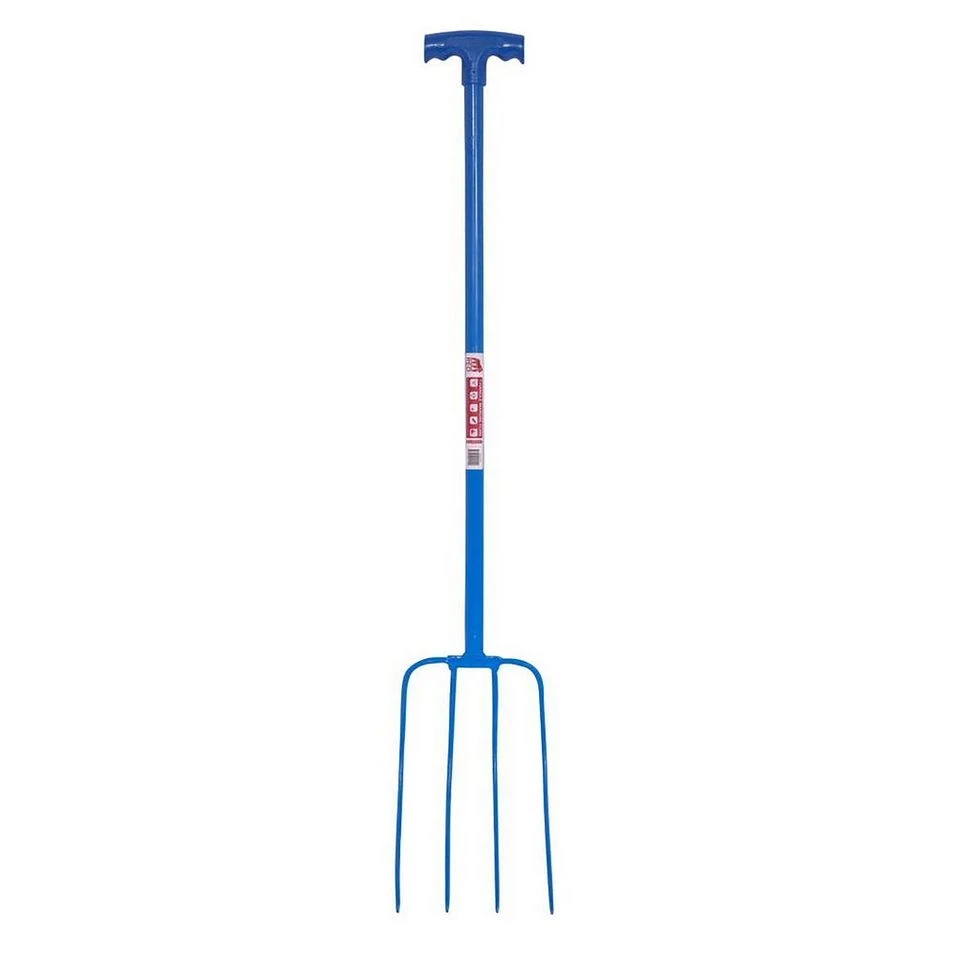 4 Prong Manure Fork T-Handle 4 4 Prong Manure Fork T-Handle - Image 2