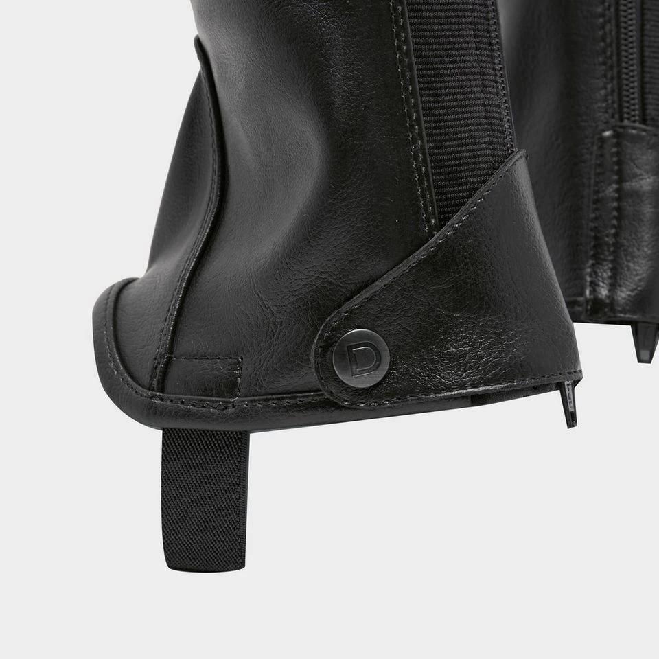 Dublin Childs Stretch Fit Half Chaps Black 6 Dublin Childs Stretch Fit Half Chaps Black - Image 4