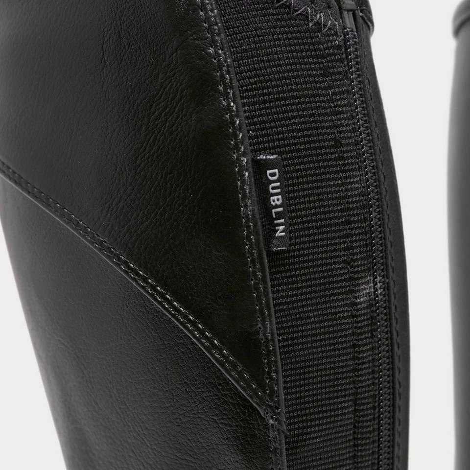 Dublin Childs Stretch Fit Half Chaps Black 7 Dublin Childs Stretch Fit Half Chaps Black - Image 5