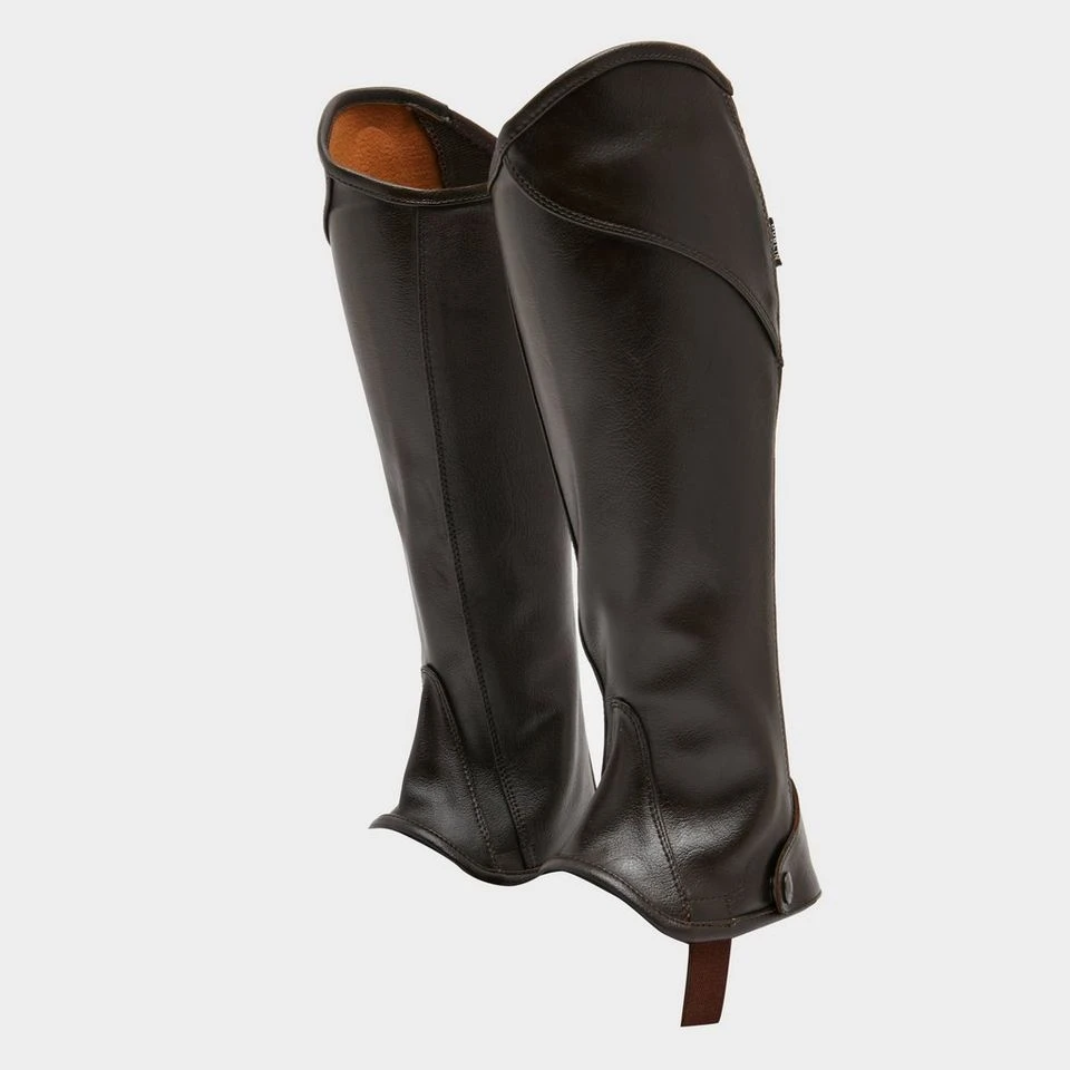 Dublin Childs Stretch Fit Half Chaps Brown 4 Dublin Childs Stretch Fit Half Chaps Brown - Image 2