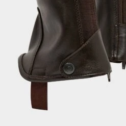 Dublin Childs Stretch Fit Half Chaps Brown 11 Dublin Childs Stretch Fit Half Chaps Brown -Horse Riding Equipment Store go 479301 d