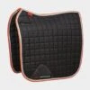 Weatherbeeta Therapy-Tec Dressage Saddle Pad Black/Silver/Red