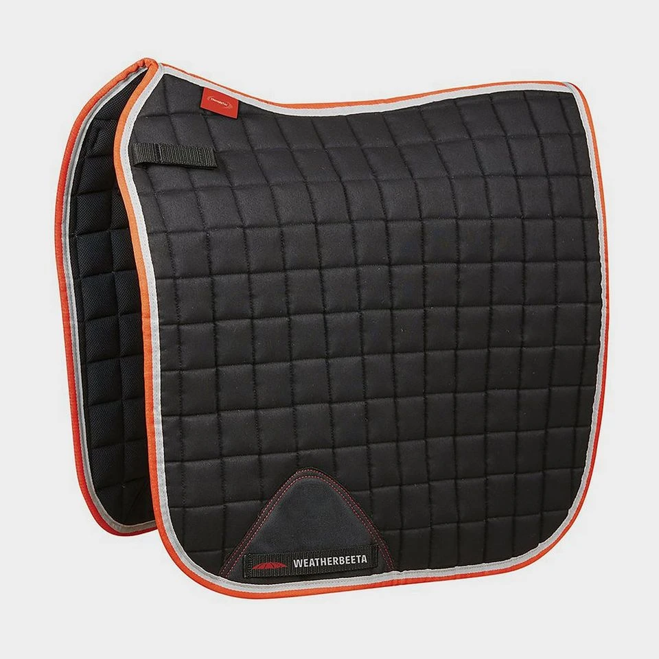 Weatherbeeta Therapy-Tec Dressage Saddle Pad Black/Silver/Red 3 Weatherbeeta Therapy-Tec Dressage Saddle Pad Black/Silver/Red