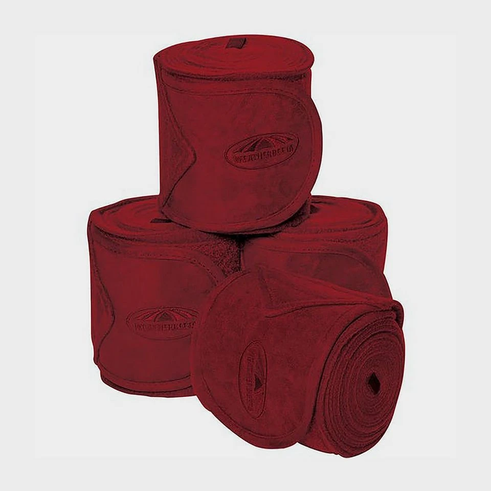 Weatherbeeta Prime Fleece Bandages Maroon 3 Weatherbeeta Prime Fleece Bandages Maroon
