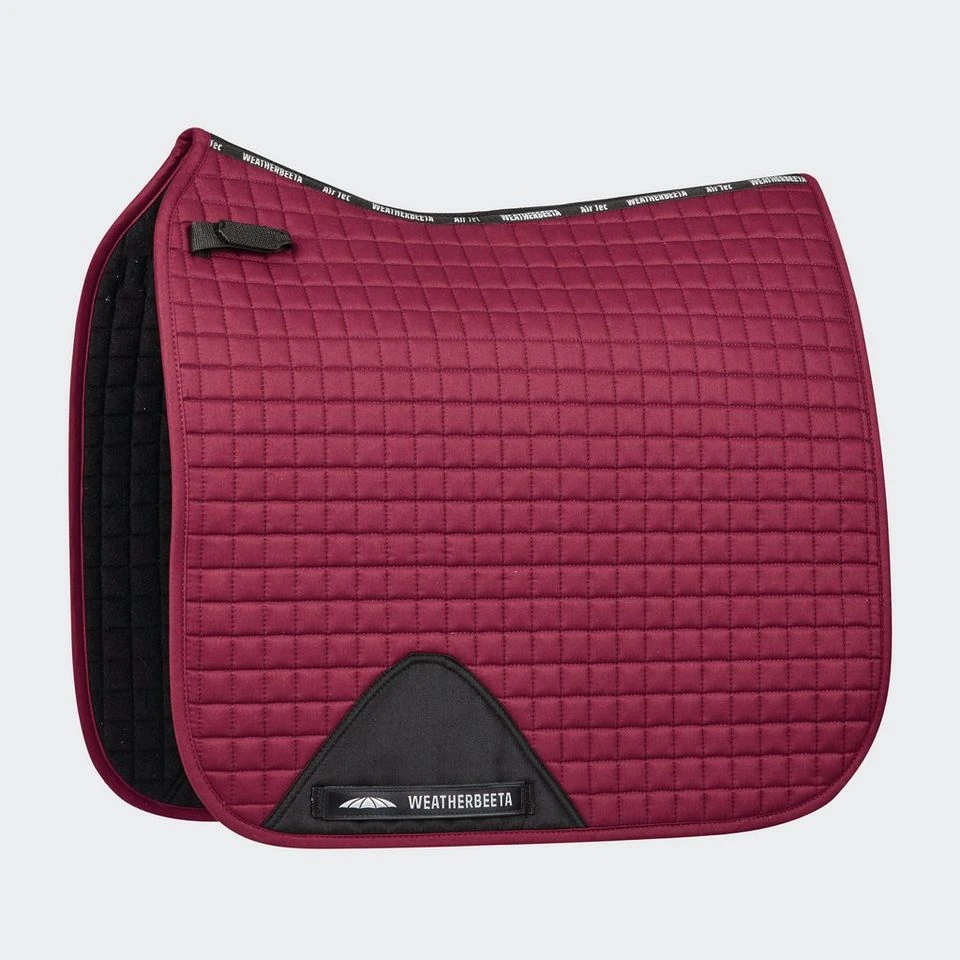 Weatherbeeta Prime Dressage Saddle Pad Maroon 3 Weatherbeeta Prime Dressage Saddle Pad Maroon