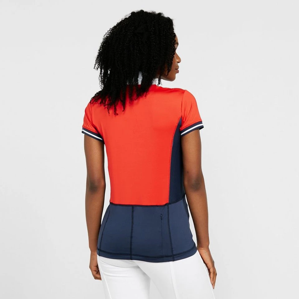 MOUNTAIN HORSE Womens Brilliant Event Shirt Intense Red 4 MOUNTAIN HORSE Womens Brilliant Event Shirt Intense Red - Image 2