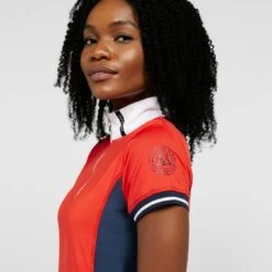 MOUNTAIN HORSE Womens Brilliant Event Shirt Intense Red 14 MOUNTAIN HORSE Womens Brilliant Event Shirt Intense Red -Horse Riding Equipment Store go 510540 e