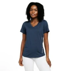 MOUNTAIN HORSE Women's Tyra Tech Top Navy -Horse Riding Equipment Store go 510549 z