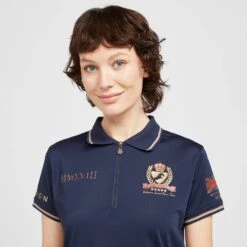 Ladies Team Tech Polo Shirt Navy 15 Ladies Team Tech Polo Shirt Navy -Horse Riding Equipment Store go 517286 d