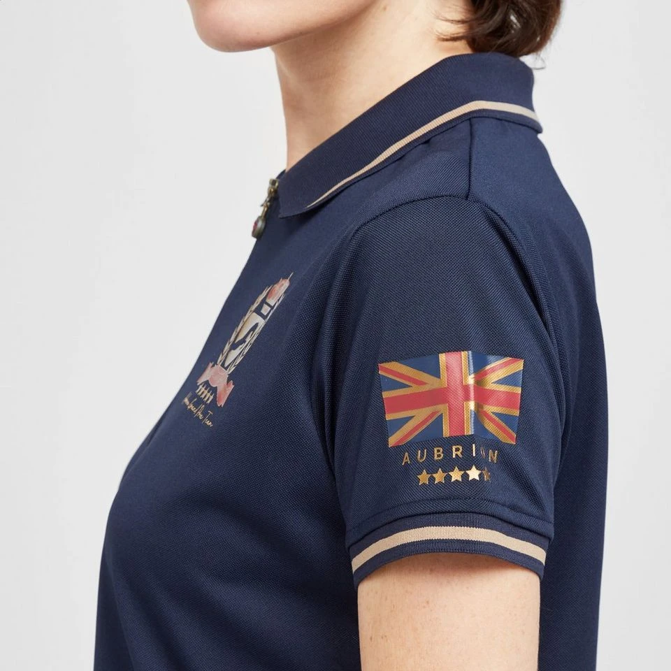Ladies Team Tech Polo Shirt Navy 7 Ladies Team Tech Polo Shirt Navy - Image 5