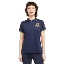 Ladies Team Tech Polo Shirt Navy 21 Ladies Team Tech Polo Shirt Navy -Horse Riding Equipment Store go 517286 z