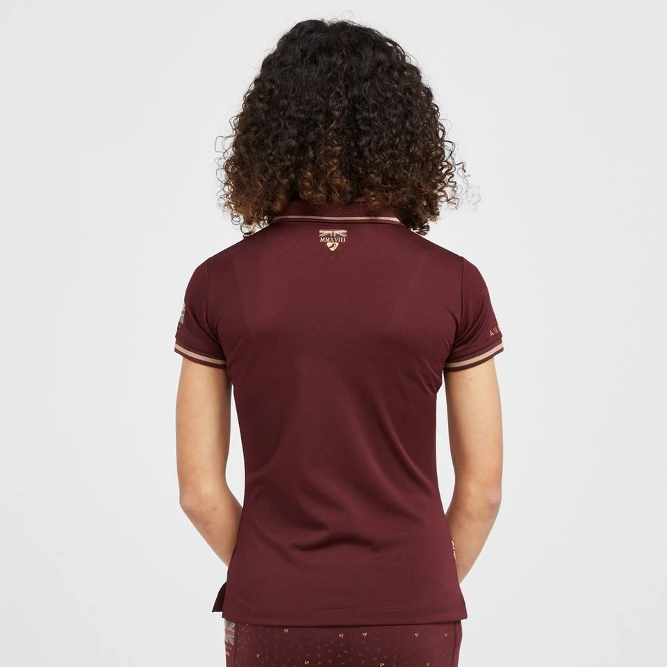 Childs Team Tech Polo Shirt Burgundy 4 Childs Team Tech Polo Shirt Burgundy - Image 2