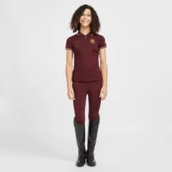 Childs Team Tech Polo Shirt Burgundy 13 Childs Team Tech Polo Shirt Burgundy -Horse Riding Equipment Store go 517287 c