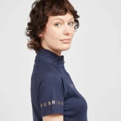Ladies Team Short Sleeve Base Layer Navy -Horse Riding Equipment Store go 517290 e