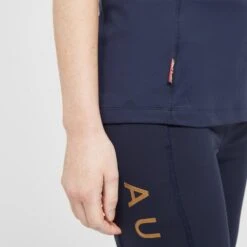 Ladies Team Short Sleeve Base Layer Navy -Horse Riding Equipment Store go 517290 g