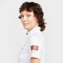 Ladies Team Short Sleeve Base Layer White -Horse Riding Equipment Store go 517291 d