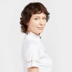 Ladies Team Short Sleeve Base Layer White -Horse Riding Equipment Store go 517291 f