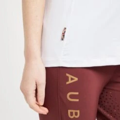 Ladies Team Short Sleeve Base Layer White -Horse Riding Equipment Store go 517291 g