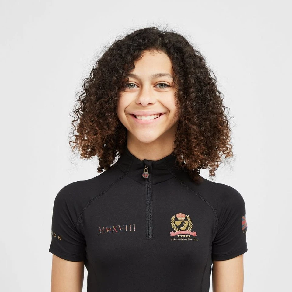 Childs Team Short Sleeve Base Layer Black 6 Childs Team Short Sleeve Base Layer Black - Image 4