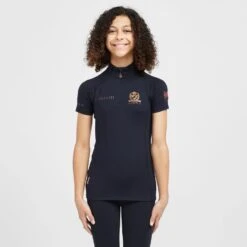 Childs Team Short Sleeve Base Layer Navy