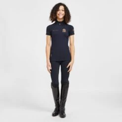 Childs Team Short Sleeve Base Layer Navy 13 Childs Team Short Sleeve Base Layer Navy -Horse Riding Equipment Store go 517294 c