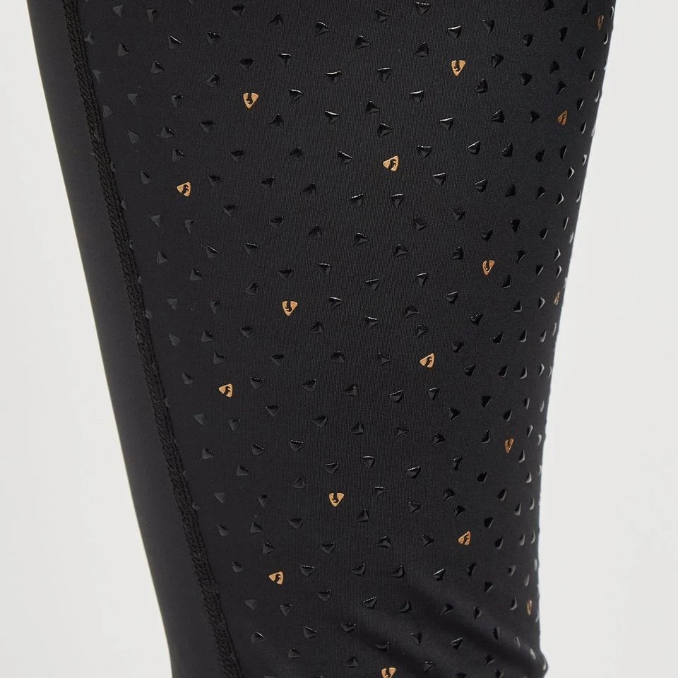 Ladies Team Riding Tights Black 9 Ladies Team Riding Tights Black - Image 7