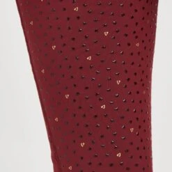 Ladies Team Riding Tights Burgundy -Horse Riding Equipment Store go 517302 g