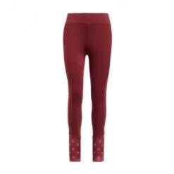Ladies Team Riding Tights Burgundy -Horse Riding Equipment Store go 517302 u