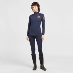 Ladies Team Riding Tights Navy -Horse Riding Equipment Store go 517303 c