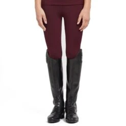 Childs Team Riding Tights Burgundy -Horse Riding Equipment Store go 517305 z