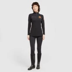 Ladies Team Long Sleeve Base Layer Black 14 Ladies Team Long Sleeve Base Layer Black -Horse Riding Equipment Store go 517314 c