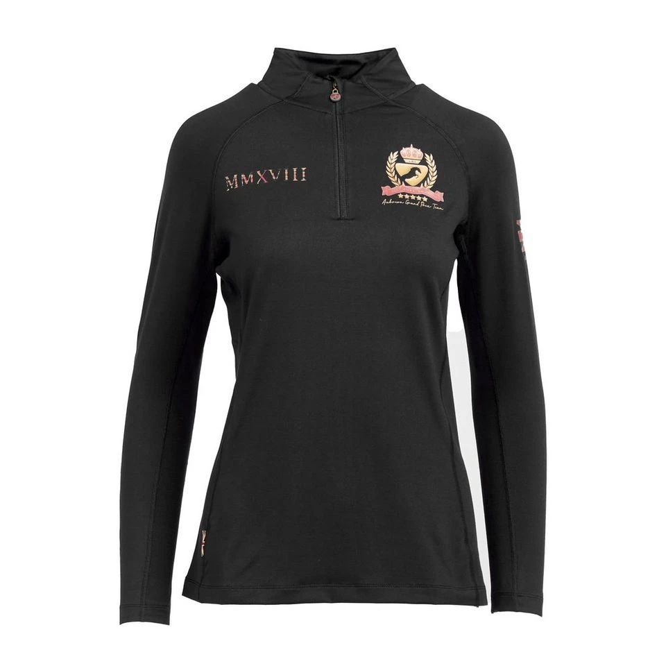 Ladies Team Long Sleeve Base Layer Black 11 Ladies Team Long Sleeve Base Layer Black - Image 9