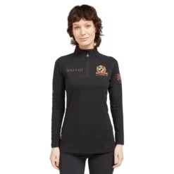 Ladies Team Long Sleeve Base Layer Black 21 Ladies Team Long Sleeve Base Layer Black -Horse Riding Equipment Store go 517314 z
