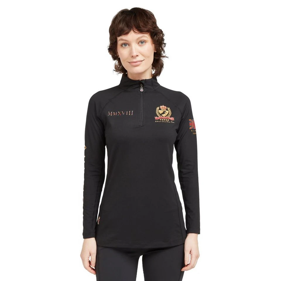 Ladies Team Long Sleeve Base Layer Black 12 Ladies Team Long Sleeve Base Layer Black - Image 10