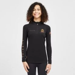 Childs Team Long Sleeve Base Layer Black