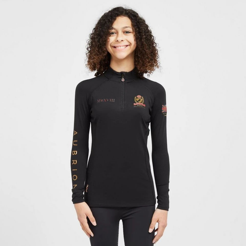 Childs Team Long Sleeve Base Layer Black 3 Childs Team Long Sleeve Base Layer Black