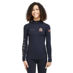 Childs Team Long Sleeve Base Layer Navy 19 Childs Team Long Sleeve Base Layer Navy -Horse Riding Equipment Store go 517320 z